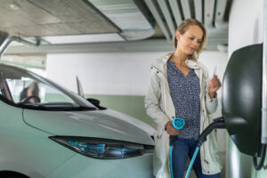 Espace de recharge pour voiture